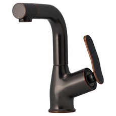 다인이엔지 두진 바스 하모니 프리미엄 욕실 원홀 세면대수전 다크브론즈 DL665 방문설치, 1개