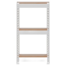 SPEEDRACK 韓國製造 免螺絲組裝式 鐵製角鋼層架, 白色