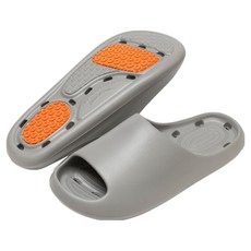 THE ZAKKA EVA防滑浴室拖鞋, 1個, 灰色