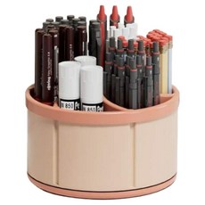 캐시리치 360도 회전 데스크 오거나이저 12 x 8 cm, 핑크, 1개