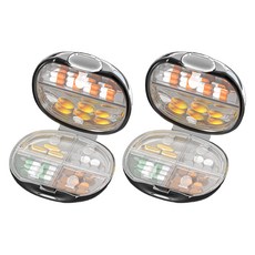 Anna&You 方便清洗便攜式6格藥盒 85 x 80 mm, 2個