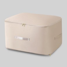 efactory Judy N 堅固耐用壓縮衣物棉被收納袋 米色, 1個, 1入