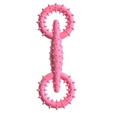 순잠 강아지 인터랙티브 터그 놀이 장난감, 핫핑크, 1개