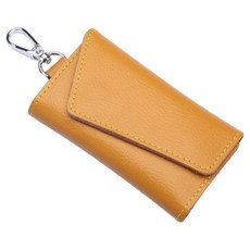 Khohimo 皮革鑰匙圈 鑰匙扣 5W0307, 1個, 黃色