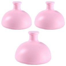 PureOn 輔助矽膠引導打嗝墊 75 x 60 x 23 mm, 3個, 粉紅色