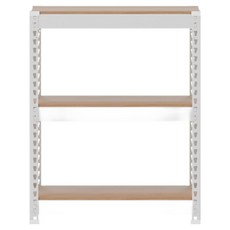 SPEEDRACK 韓國製造免螺絲組裝式鐵製角鋼架, 白色