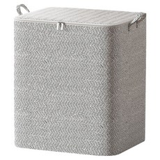 굿무드 대용량 이불 옷 정리함, 1개, 그레이