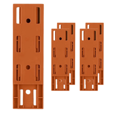 Rudin延長線壁掛固定支架滑動支架 橘色, 5個
