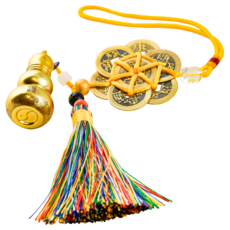 命運好好玩 轉煞為財六帝錢葫蘆吊飾組 8107005, 1組, 混和顏色