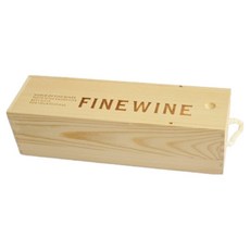 Signpost 原木紅酒盒 35 x 10 x 10 cm, 1個, 松木 type-3