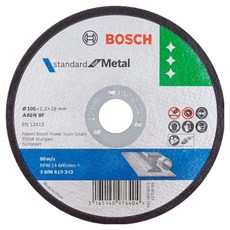 보쉬 4 343 절단석 금속 105mm 2608619343, 1개