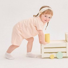 Milk Baby 嬰幼兒 Jumping Jumping 小熊標籤內衣上下套裝