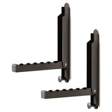 마샤투 벽면 부착 접이식 옷걸이, 그레이, 2개