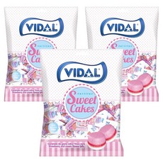 VIDAL 香甜蛋糕造型軟糖, 66g, 3個