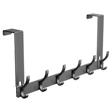 Masyatoo 門後掛鉤 衣物包包掛架 中型, 1個, 灰色