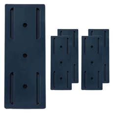 Rudin延長線壁掛固定支架滑動支架 藍色, 5個