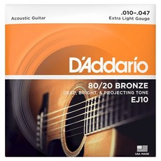 D'Addario 木吉他弦, 1個, 單一顏色, EJ10