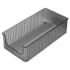 KODACHIEF 데스크정리함 4타입 10.2 x 5.7 x 20.2 cm, 투명 블랙, 1개