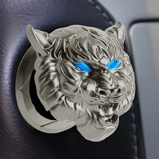 CRONICLE 老虎引擎啟動按鈕蓋 全車款通用, 1個, 珍珠銀