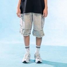 JCB 男童5分工裝百慕達牛仔褲 U301