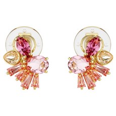 스와로브스키 여성용 젬마 클립 귀걸이 + 쇼핑백 세트 5688479