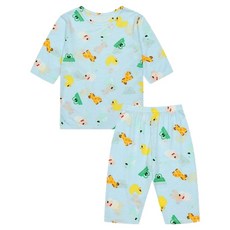 pancoat 兒童 Mix Popduck 人造絲七分居家服上下套裝 PKTIPLW05A