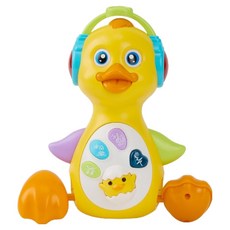 Kes.B 玩樂俯臥時光搖擺鴨玩具, 1個, 混合顏色