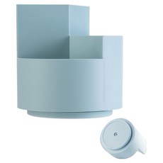 힘룸 회전 연필꽂이, 블루, 1개