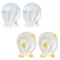 BABY&I 幼兒用包手套 貝咪藍色+Arri 2入組