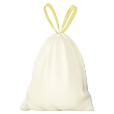 Taminayo 便利塑膠袋 素面 奶油色 45 x 50 cm 18入, 16L, 5個