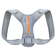 長度可調肩部支撐輔助帶 灰色 + 橘色, 1個