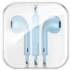 올파라존 예쁜 편리한 유선이어폰 컴포트 박스 스테레오 ONE SIZE BTE-10, 라이트블루