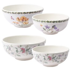 빈티지 클래식 소면기 대면기 4인 세트, 프렌치가든, 임페리얼, 1세트