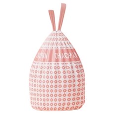 Taminayo 可愛塑膠袋 粉紅花朵 47 x 45 cm 30入, 3個, 15L