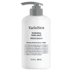 Karl&Hans 保濕沐浴乳 柔和椰子, 1個, 500ml