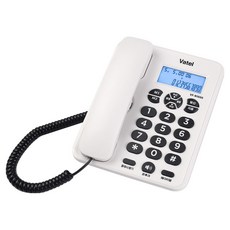 Vatel 來電顯示有線電話 白色, VF-N1000
