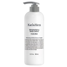 Karl&Hans 保濕身體乳液 清新薄荷, 1個, 390ml