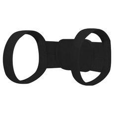 Jjubinine 簡約黑色肩帶, 1個