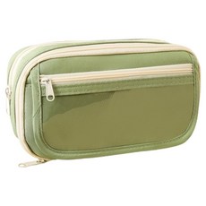 Barommall 實用大容量筆袋 21.5 x 6.5 x 11 cm, 1個, 綠色