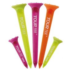 TOUR TEE 增距高爾夫球釘組 Original 3個 + Mini 2個, 1組, 霓虹粉色