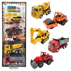 Toy&Toy 金屬工程車5件組, 1套, 混合顏色