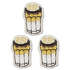 동대문단추왕 열접착식 자수 와펜 패치, 아이스카라멜마키아또, 3개