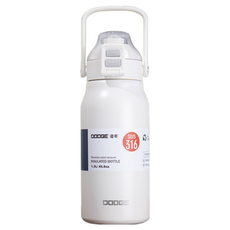 DODGE 道奇 活力冷熱雙飲保溫杯 DB-25500-1.3 523g, 顏色隨機, 1個, 1.3L