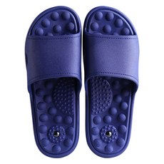 通勤倉庫 室內指壓拖鞋 250~255mm, 1個, 海軍藍