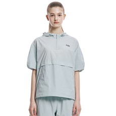 SKECHERS 女款梭織短袖套頭風衣 SL3WTCFM01
