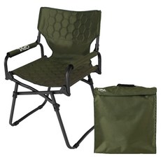 캠프빌리지 프라임 디렉터스 캠핑 체어 + 전용 보관가방 세트, 와일드카키, 1세트