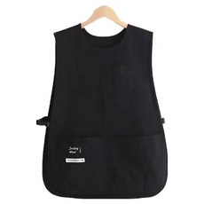 Neo防水烹飪服務背心型圍裙, 黑色, 1個