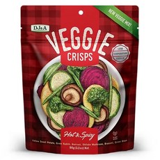 DJ&A 蔬菜脆片 Hot&Spicy, 1包, 90g