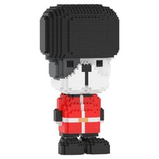 JEKCA 冒險家 法國鬥牛犬 皇家衛兵 狗狗 積木 S, 1個, 混合色