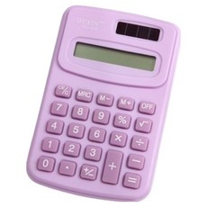 루네타 휴대용 계산기, 퍼플, 1개